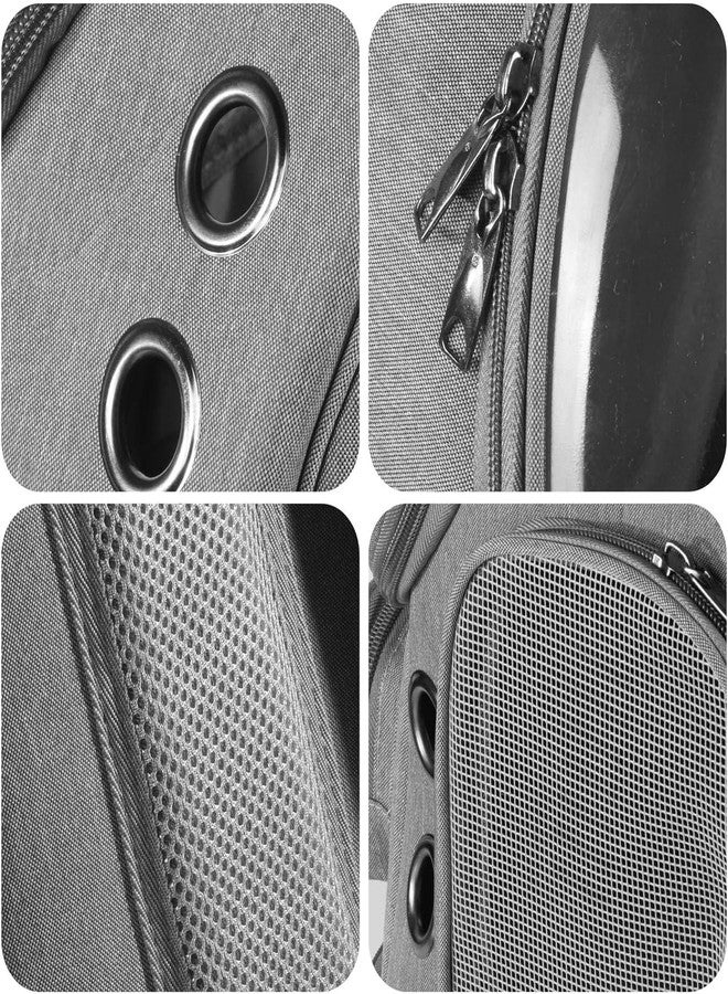 MIXEN Expandable Astronaut Bubble Window Pet Carrier Backpack, Breathable Space, Stylish Secure & Ventilated Travel Bag for Cats, Puppy Dog, Cat, and Rabbit Carrier Bag, Backpack Pet Carrier - Image 5